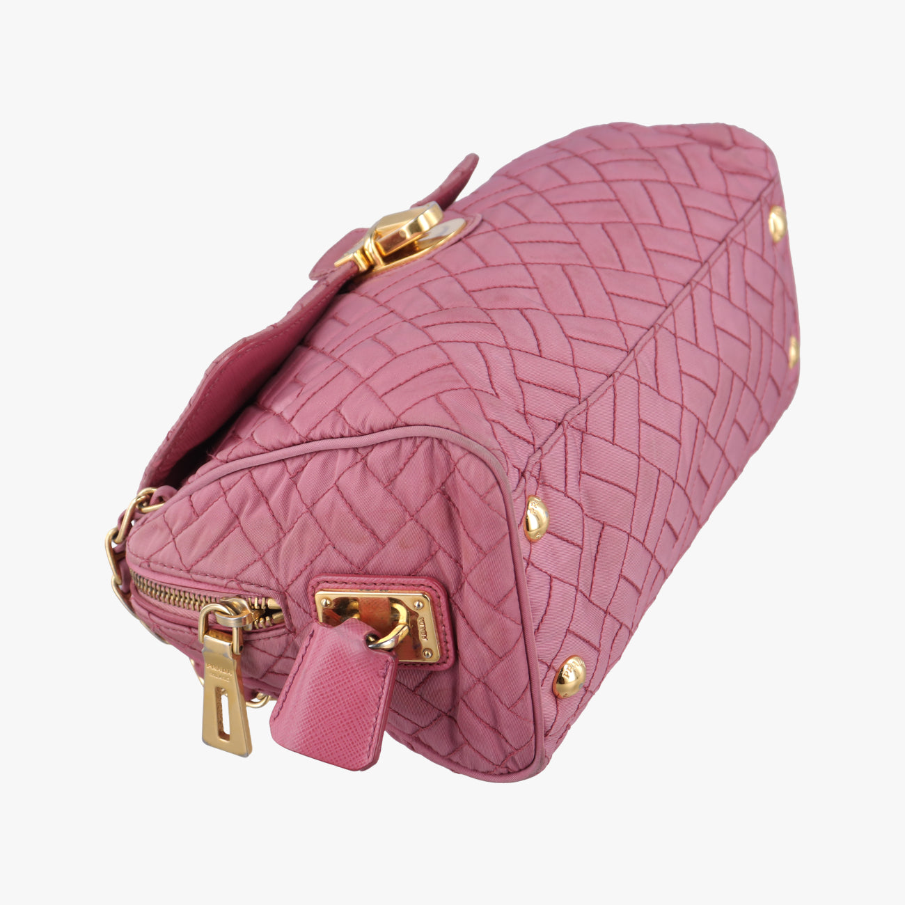 Chain Quilting FlapPinknylonBR4965194/Aチェーン キルティング フラップピンクナイロンBR4965194/A