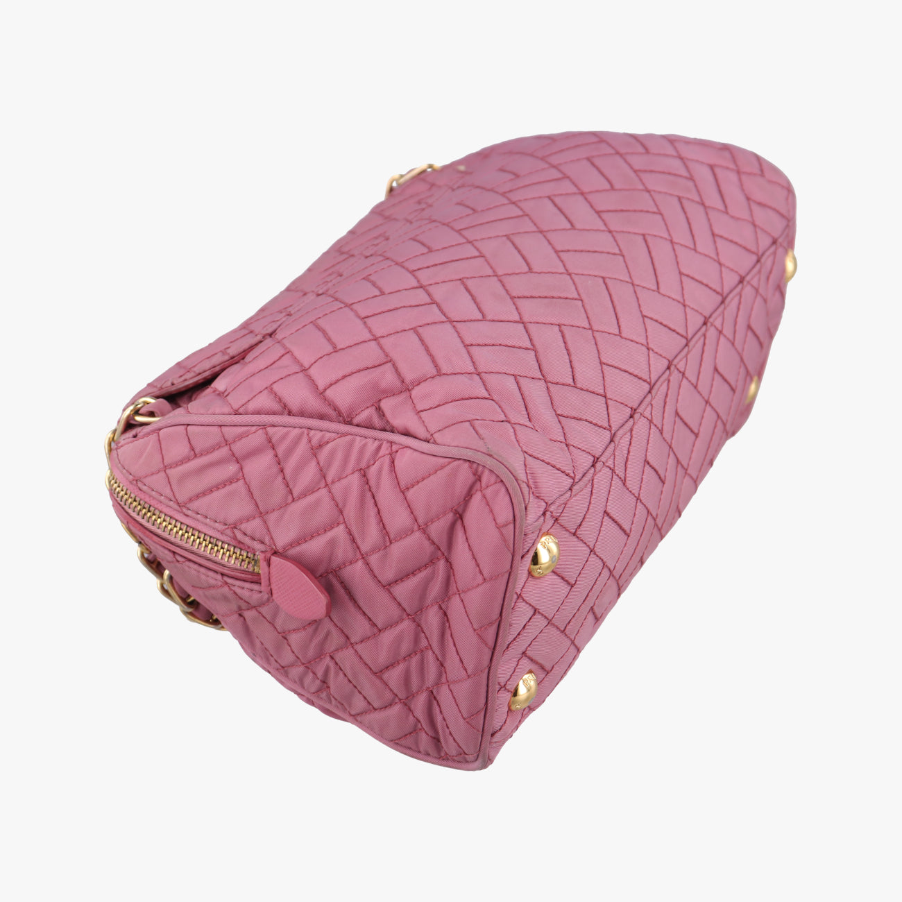 Chain Quilting FlapPinknylonBR4965194/Aチェーン キルティング フラップピンクナイロンBR4965194/A