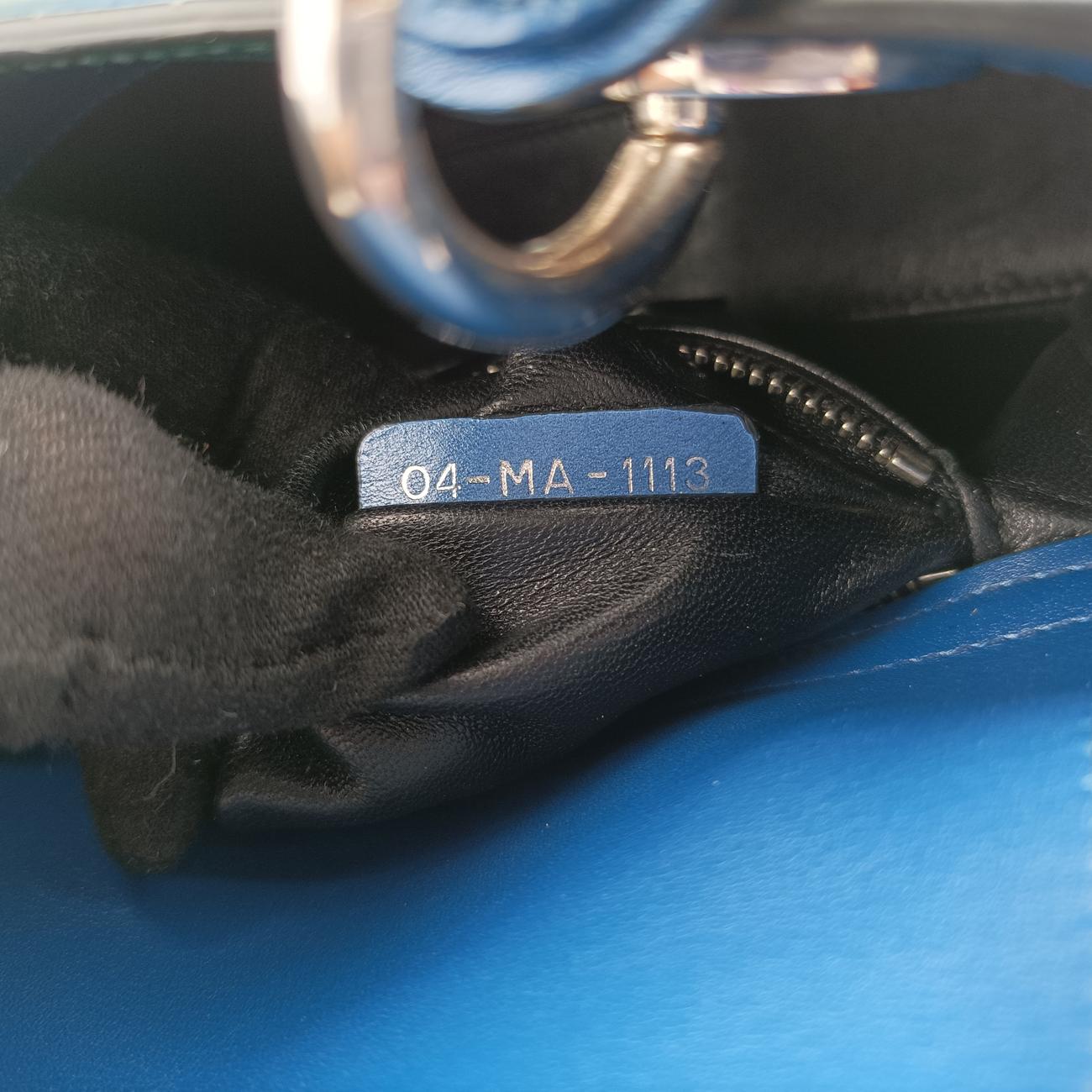 Lady DiorBlue x Green x PurpleLeather04-MA-1113レディディオールブルー×グリーン×パープルレザー04-MA-1113