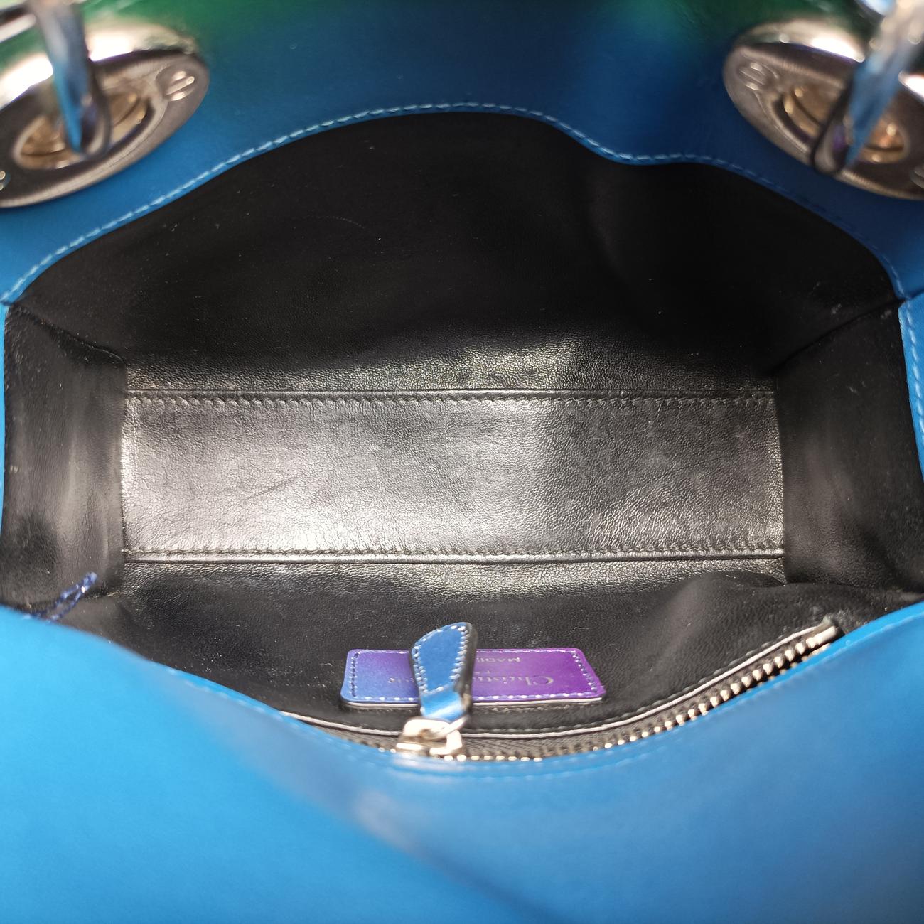 Lady DiorBlue x Green x PurpleLeather04-MA-1113レディディオールブルー×グリーン×パープルレザー04-MA-1113