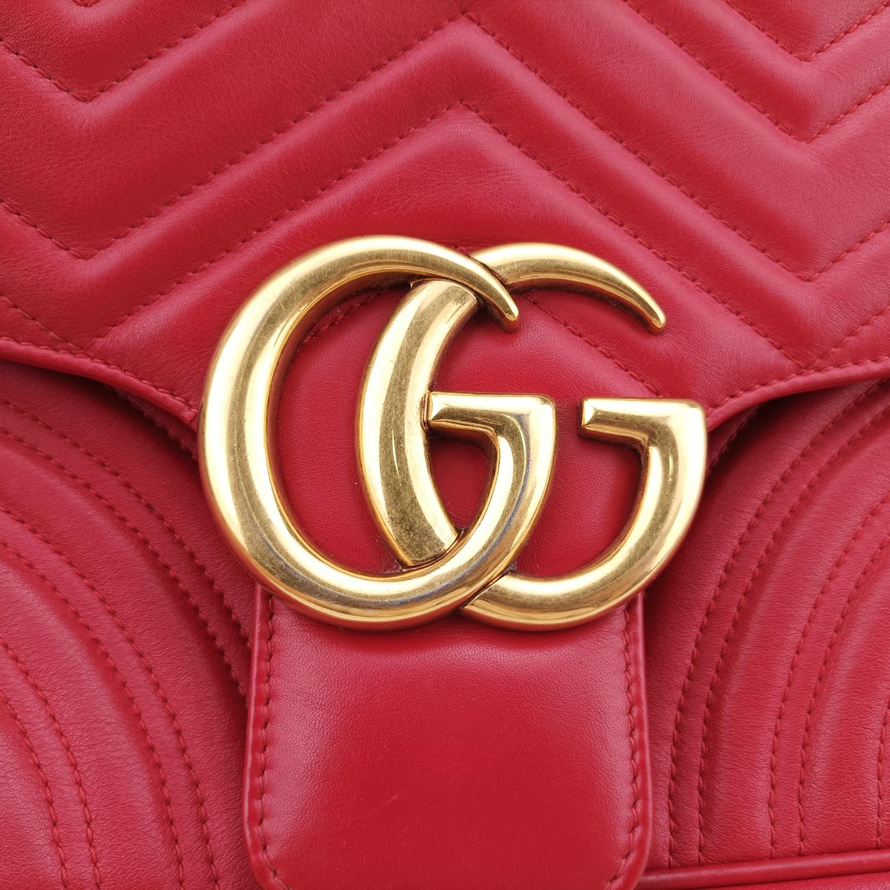 GG MarmontRedLeather443496A019896836GGマーモントレッドレザー443496A019896836