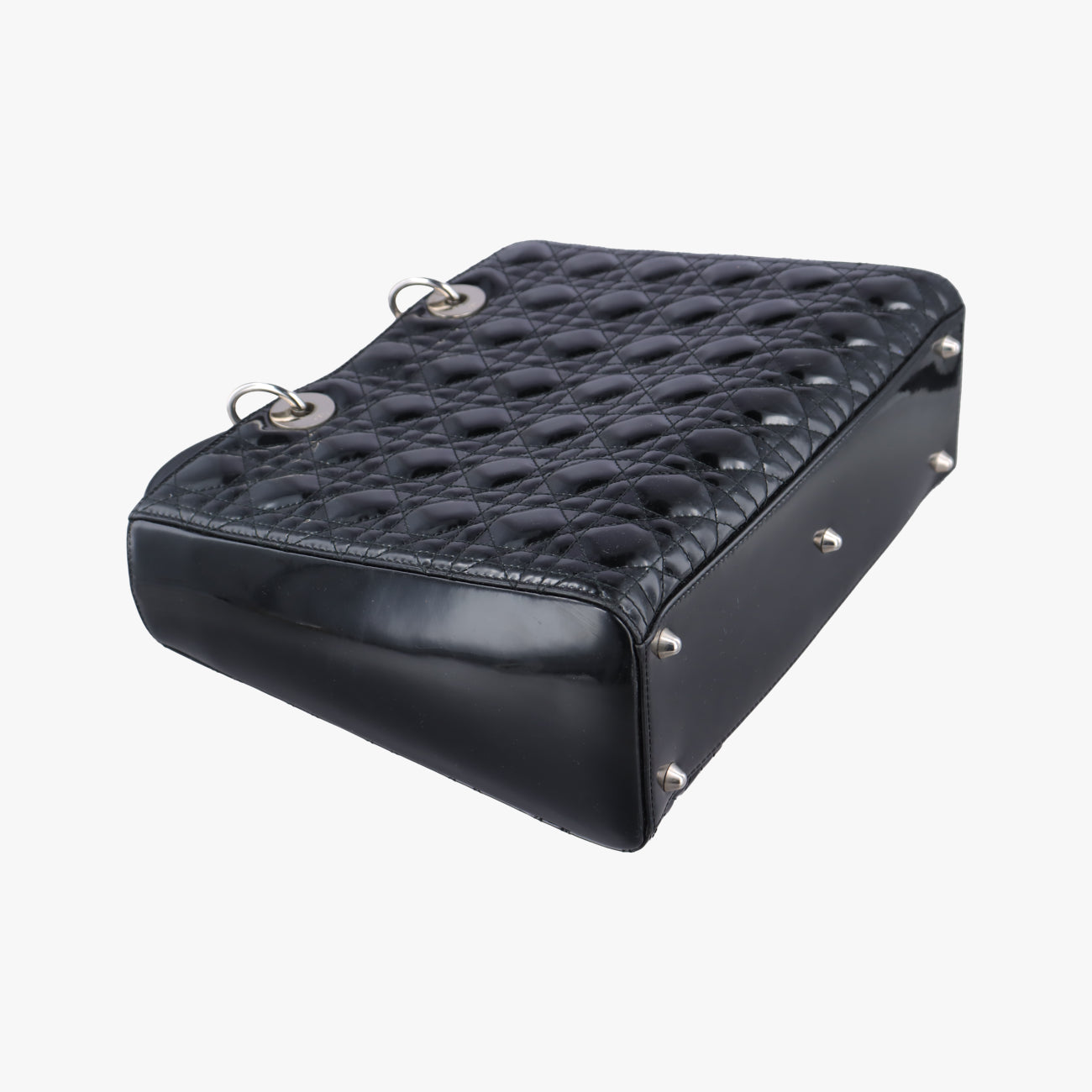 Lady DiorBlackPatent16-BO-0160レディディオールブラックパテント16-BO-0160