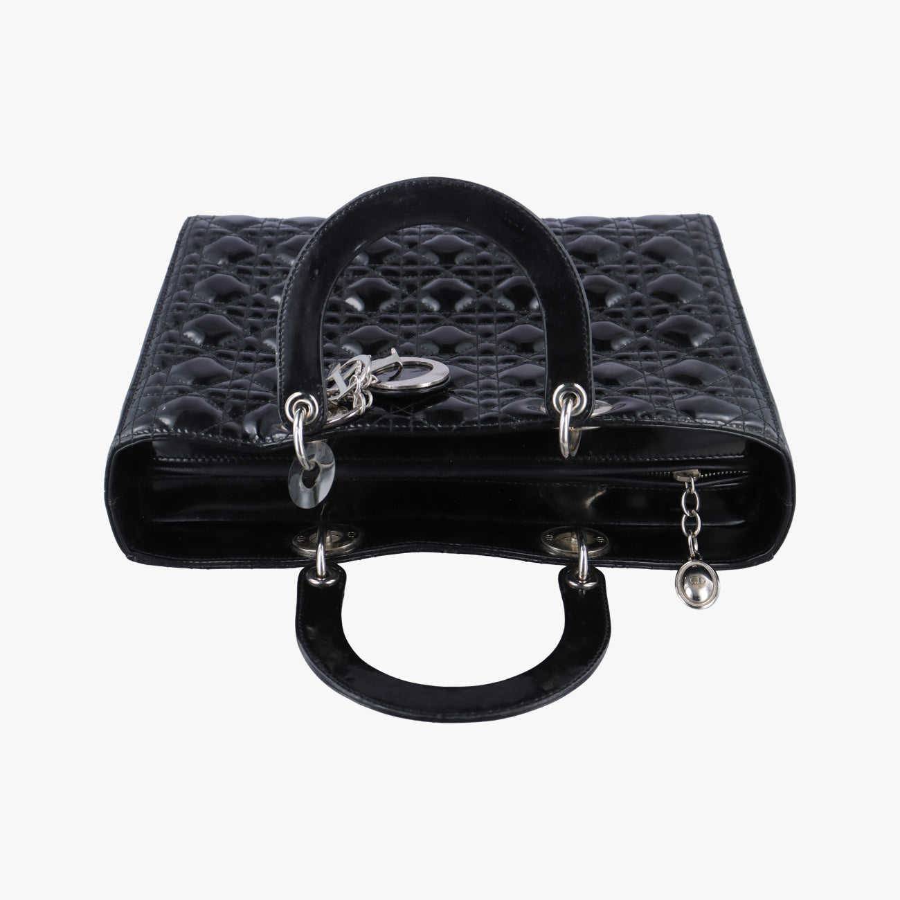 Lady DiorBlackPatent16-BO-0160レディディオールブラックパテント16-BO-0160