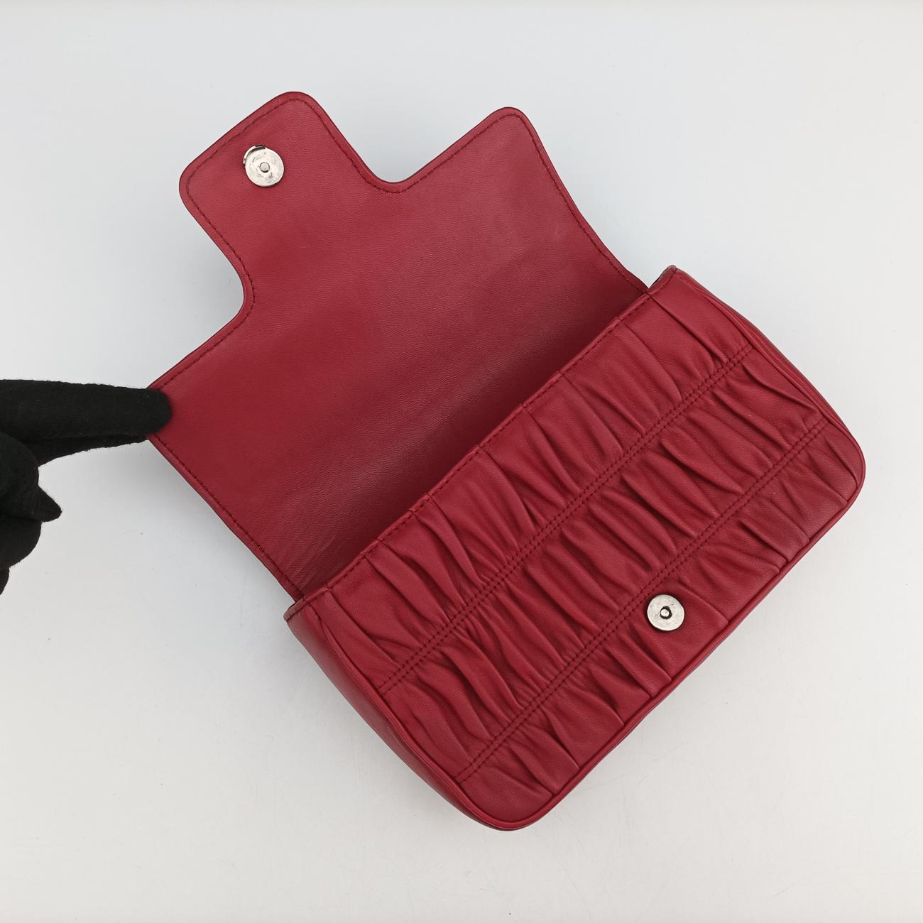 Nappa GaufreRedlambskin1BD140197ナッパ ゴーフルレッドラムスキン1BD140197