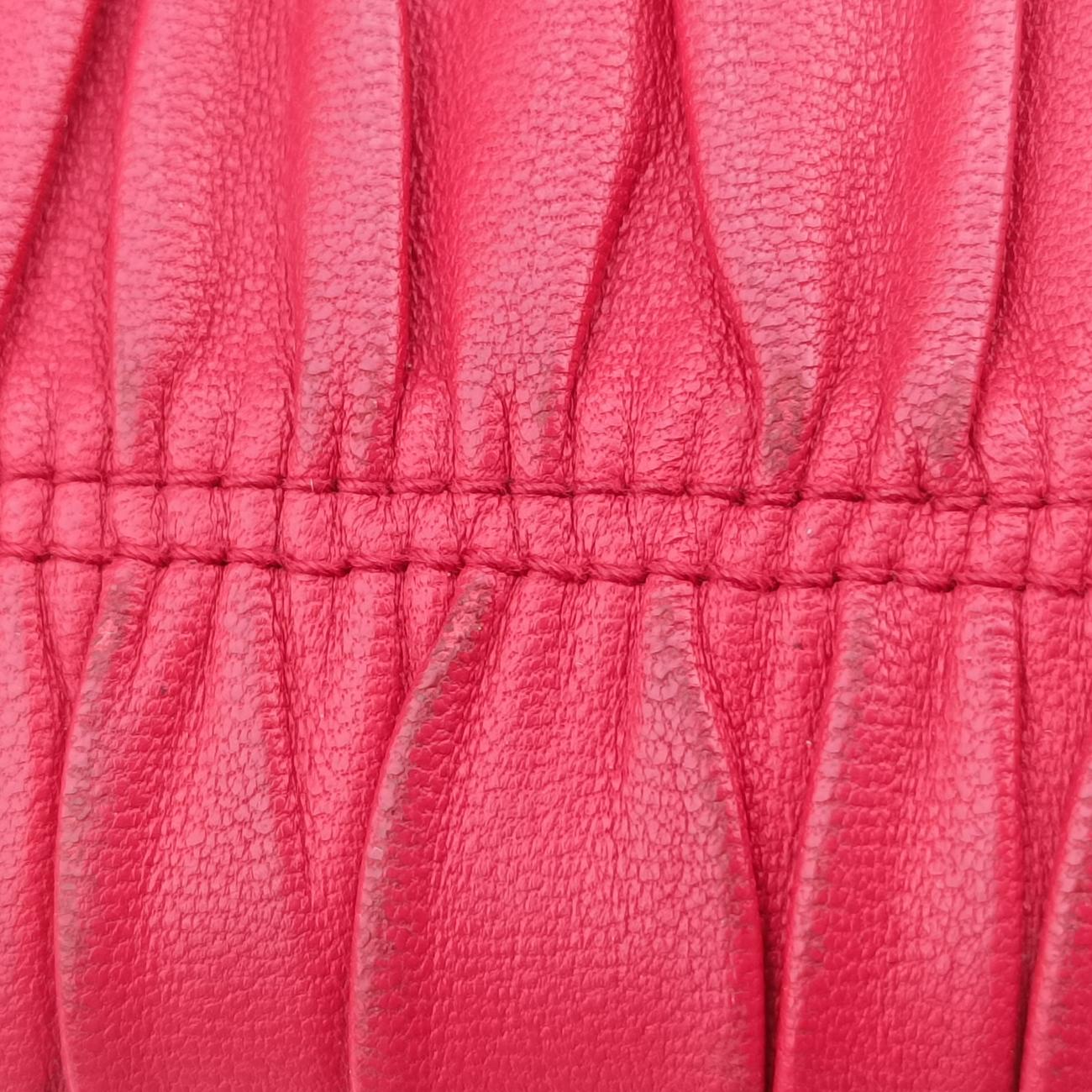 Nappa GaufreRedlambskin1BD140197ナッパ ゴーフルレッドラムスキン1BD140197