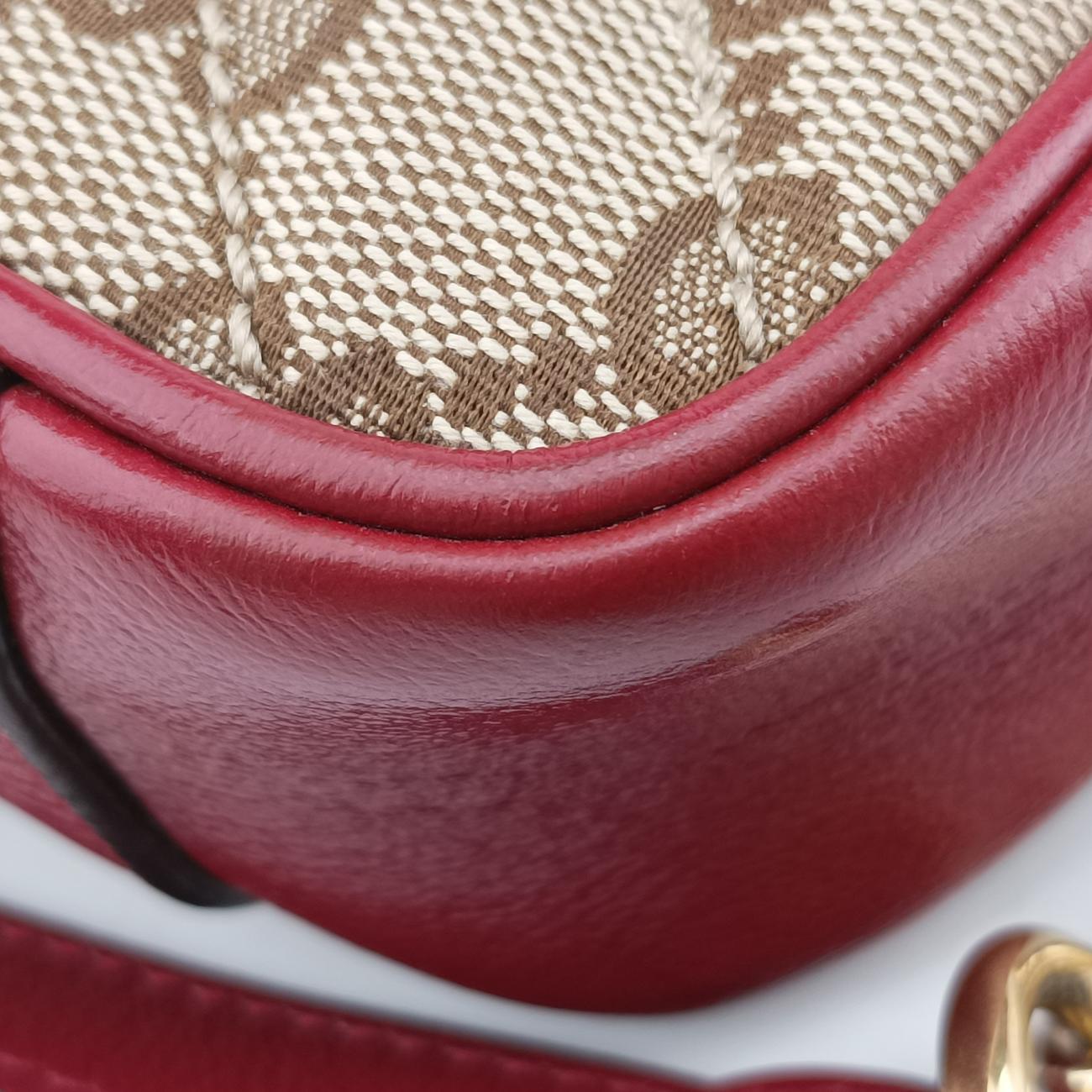 GG MarmontBeige x Red x Multicolorcanvas x leather446744D031692815GGマーモントベージュ×レッド×マルチカラーキャンバス×レザー446744D031692815