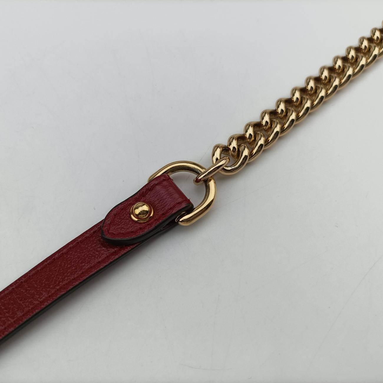 GG MarmontBeige x Red x Multicolorcanvas x leather446744D031692815GGマーモントベージュ×レッド×マルチカラーキャンバス×レザー446744D031692815