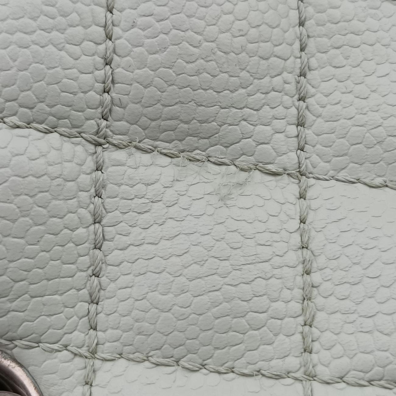 Mademoiselle Bowling White x Blue x Light Green Leather 17743708マドモアゼル ボーリング ホワイト×ブルー×ライトグリーン レザー A67642 17743708