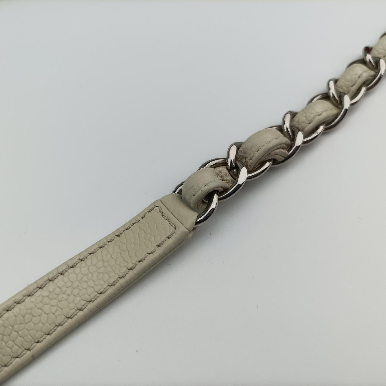 Mademoiselle Bowling White x Blue x Light Green Leather 17743708マドモアゼル ボーリング ホワイト×ブルー×ライトグリーン レザー A67642 17743708