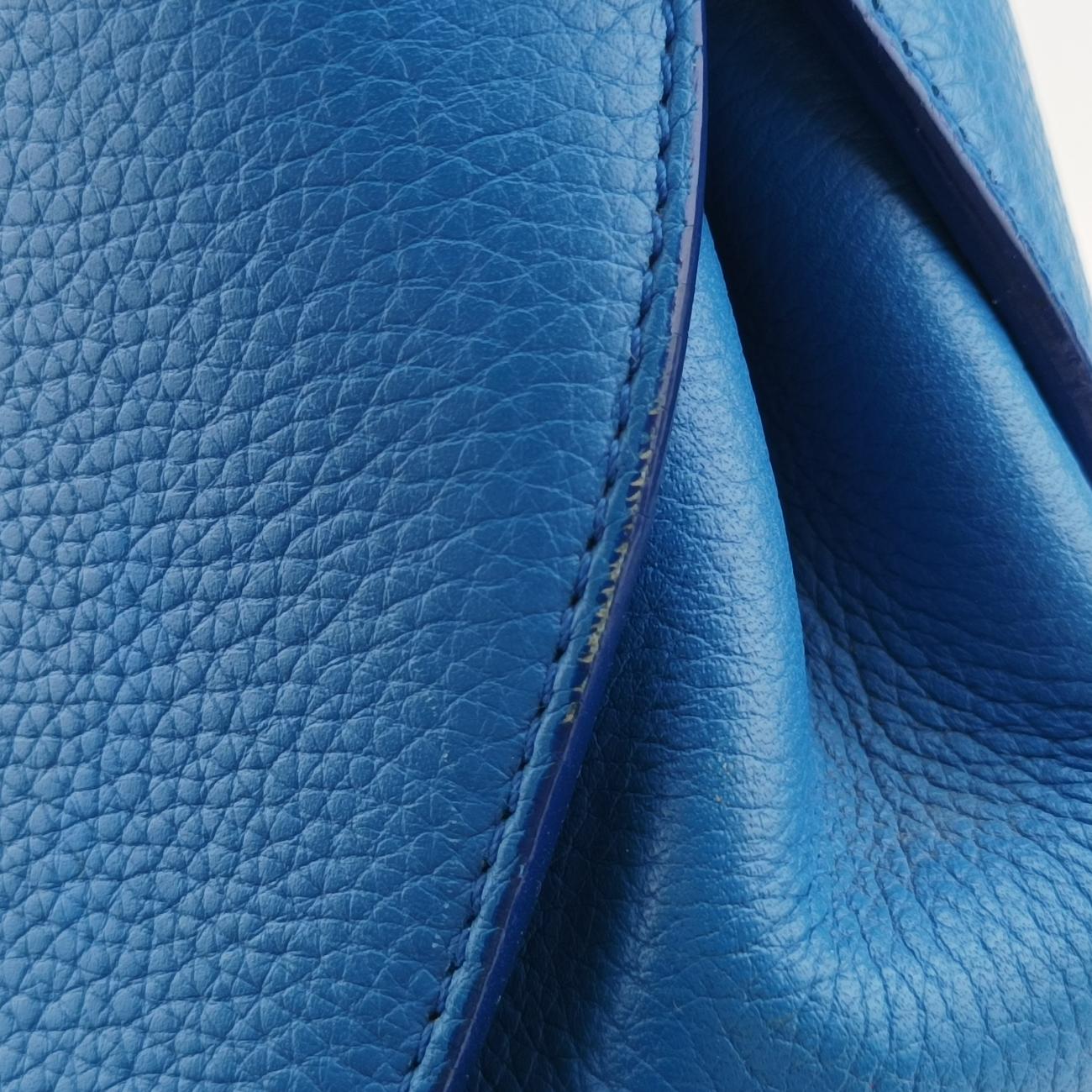 open bar Blue leather 19-MA-0173オープンバー ブルー レザー 19-MA-0173