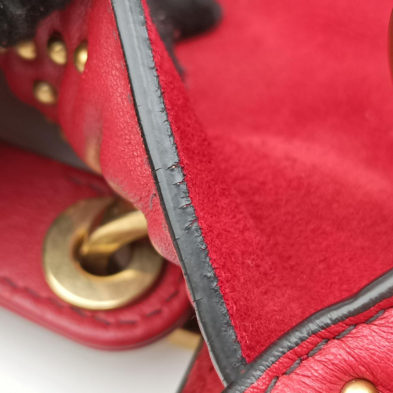 Lady DiorRedLeather01-BO-1117レディディオールレッドレザー01-BO-1117