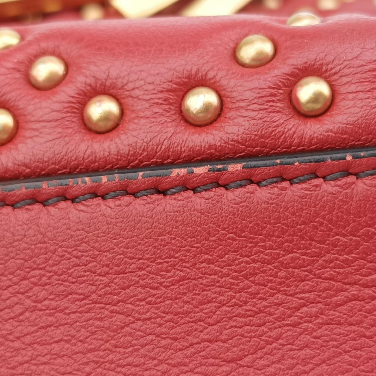 Lady DiorRedLeather01-BO-1117レディディオールレッドレザー01-BO-1117