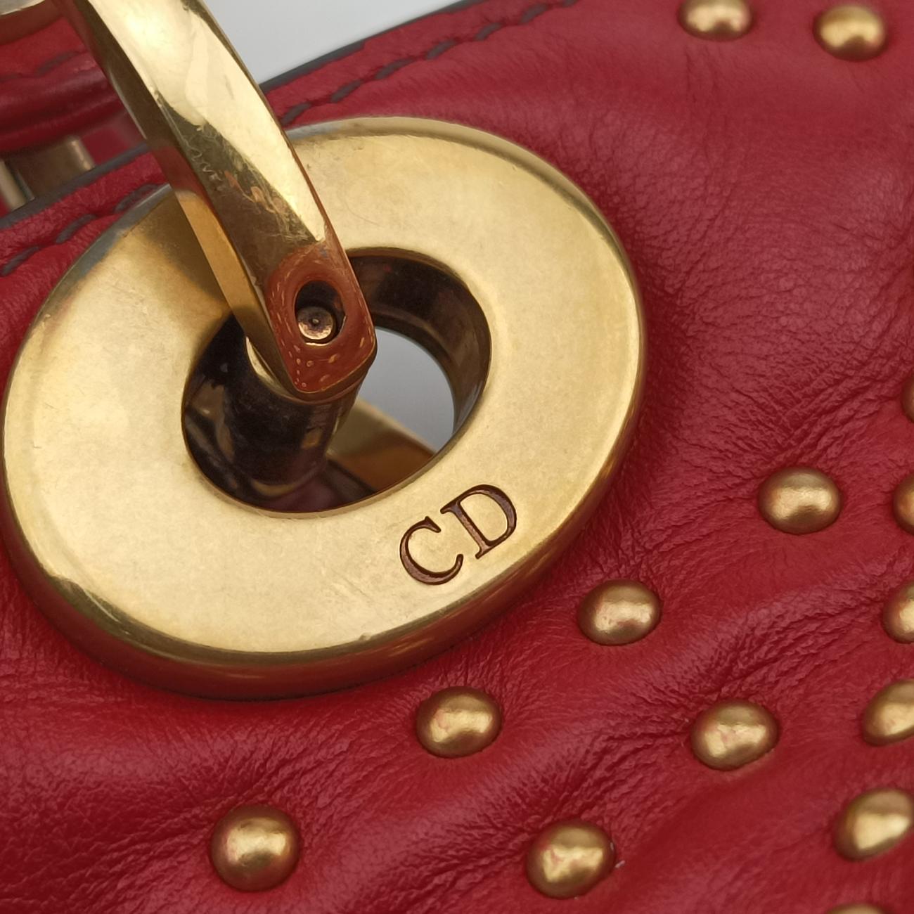 Lady DiorRedLeather01-BO-1117レディディオールレッドレザー01-BO-1117