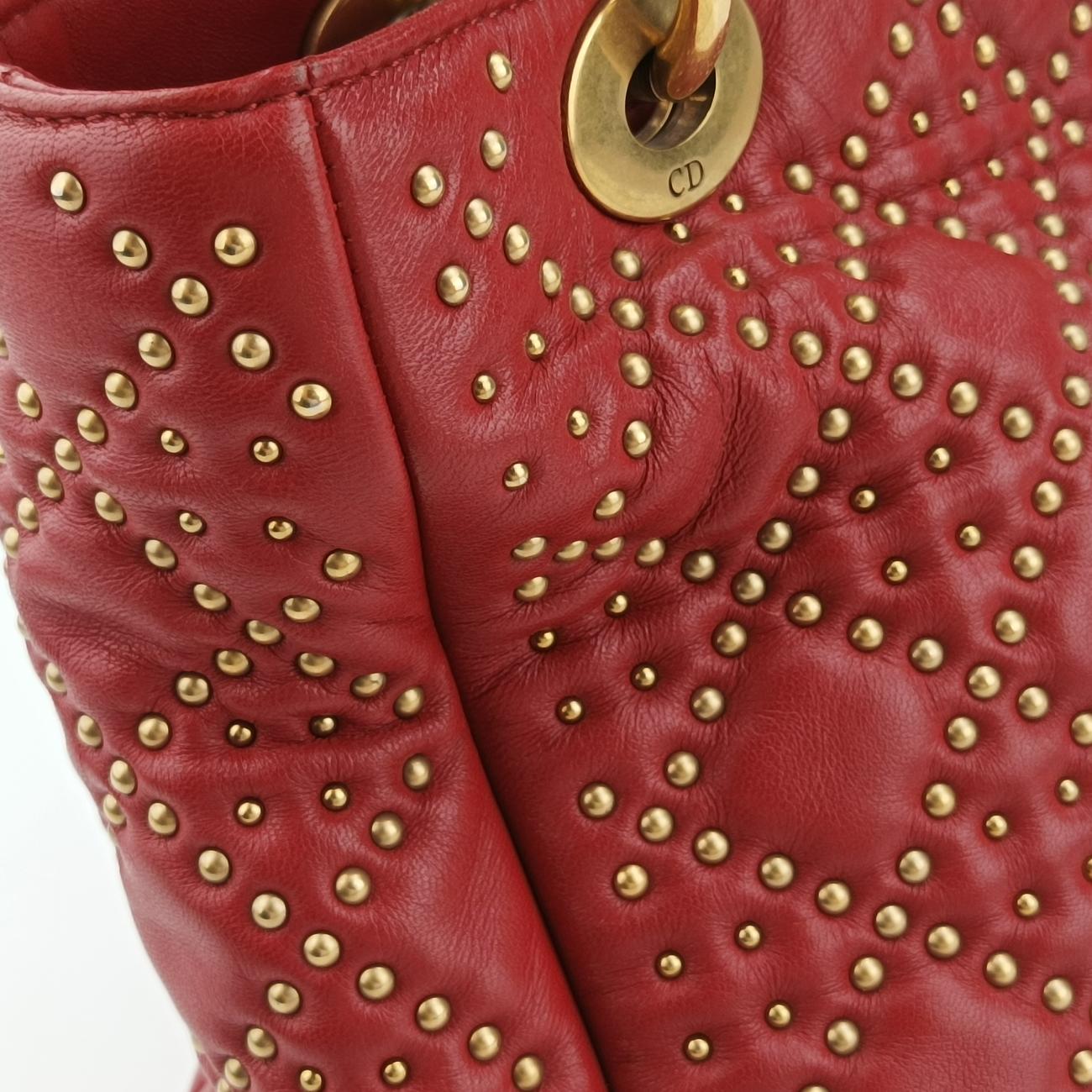 Lady DiorRedlambskin16-BO-0127レディディオールレッドラムスキン16-BO-0127