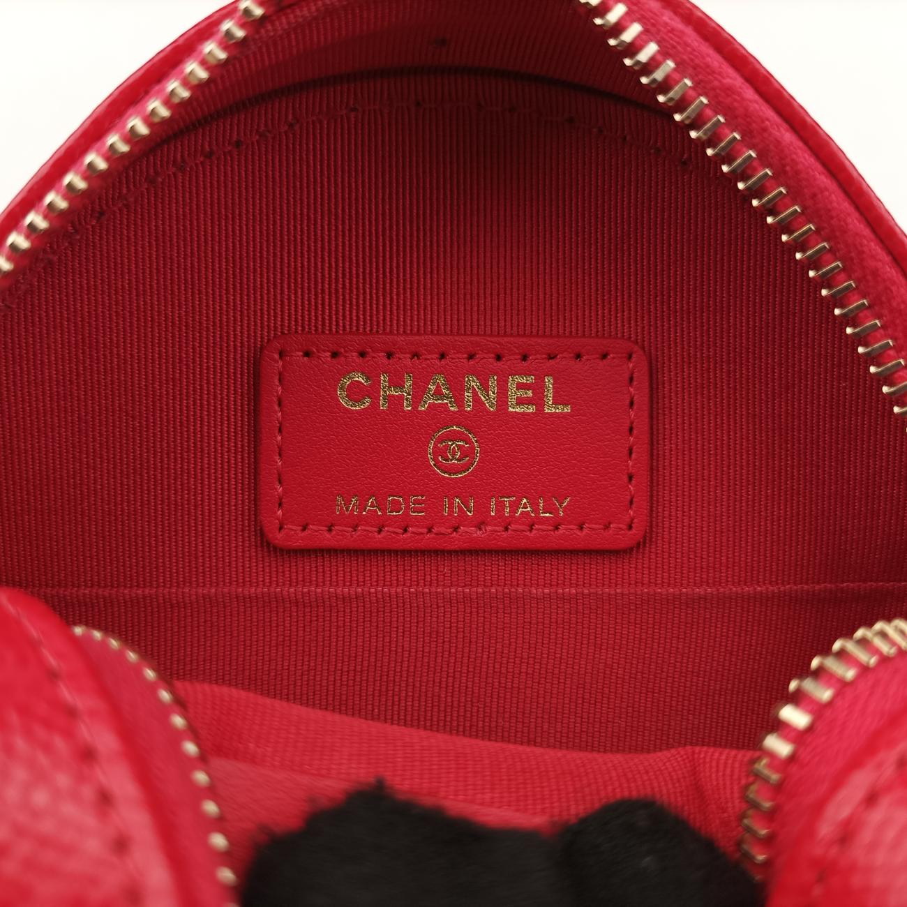 round as earth RibbonRedCaviar LeatherAP024529084335ロウンドアスアース リボンレッドキャビアスキンAP024529084335