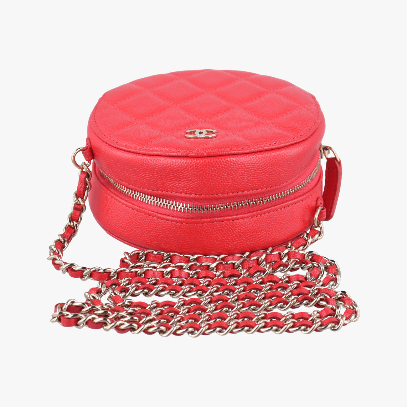 round as earth RibbonRedCaviar LeatherAP024529084335ロウンドアスアース リボンレッドキャビアスキンAP024529084335