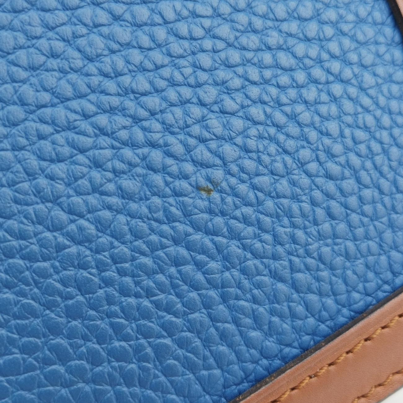 Dauphine MMBlue ×Beige ×brownTaurillon leatherM55071CA2119ドーフィーヌMMブルー ×ベージュ ×ブラウントリヨンレザーM55071CA2119