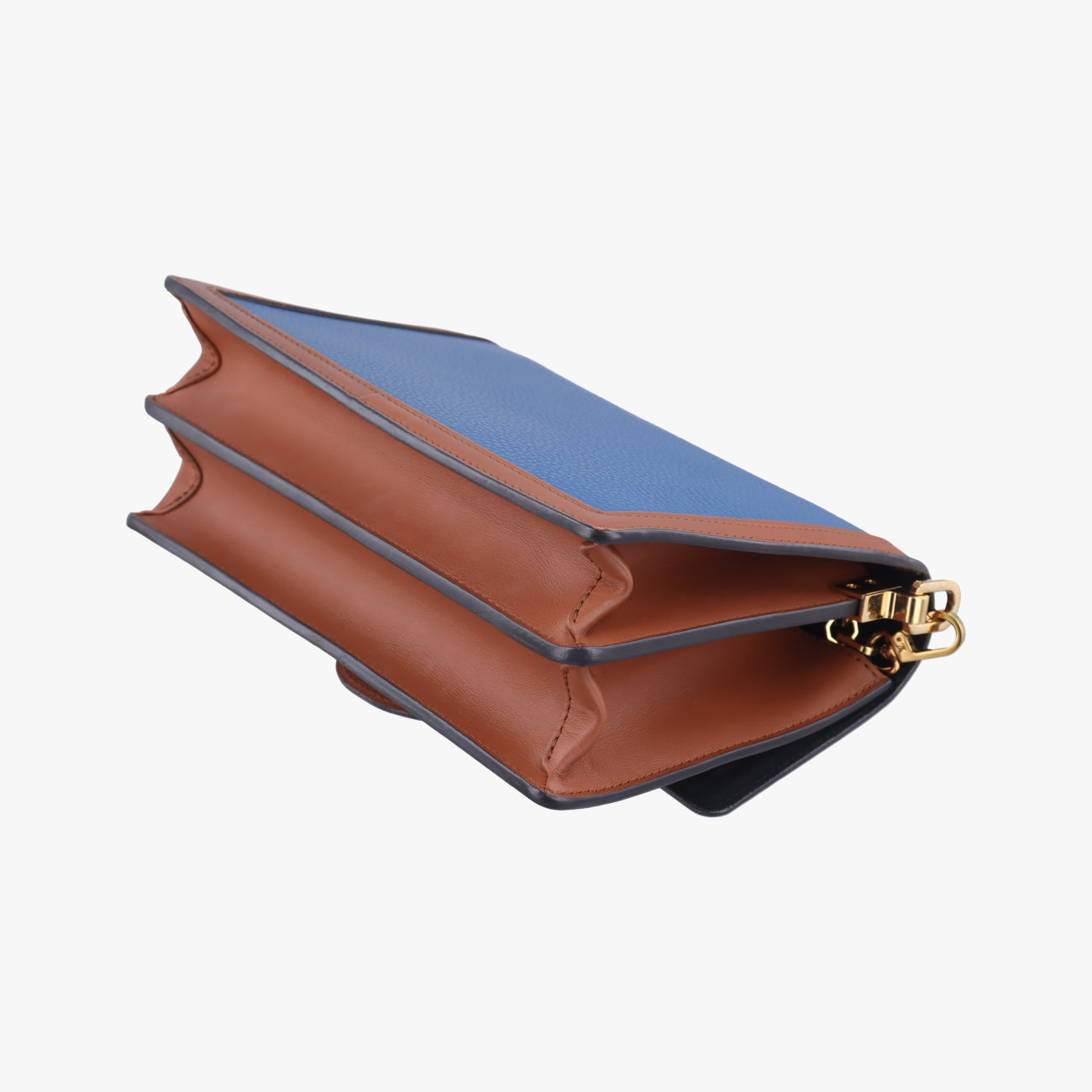 Dauphine MMBlue ×Beige ×brownTaurillon leatherM55071CA2119ドーフィーヌMMブルー ×ベージュ ×ブラウントリヨンレザーM55071CA2119