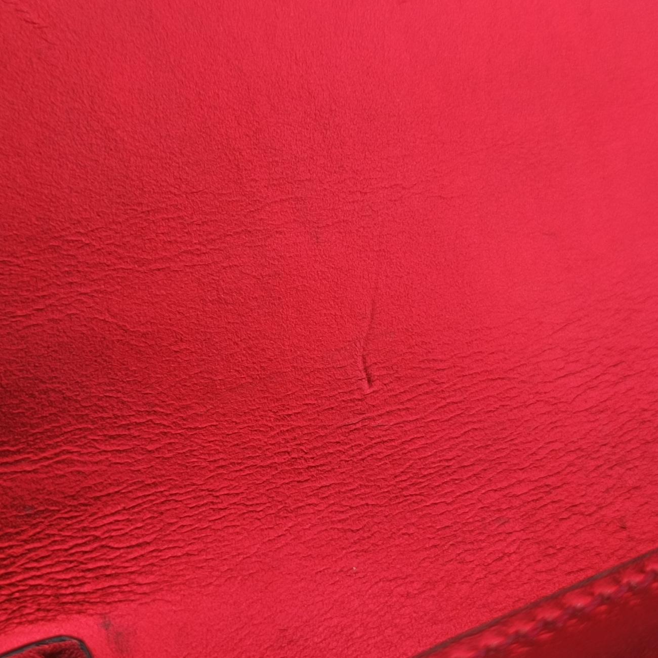 Cahier Red×Black Leather 1BH018 25カイエ レッドxブラック レザー 1BH018 25