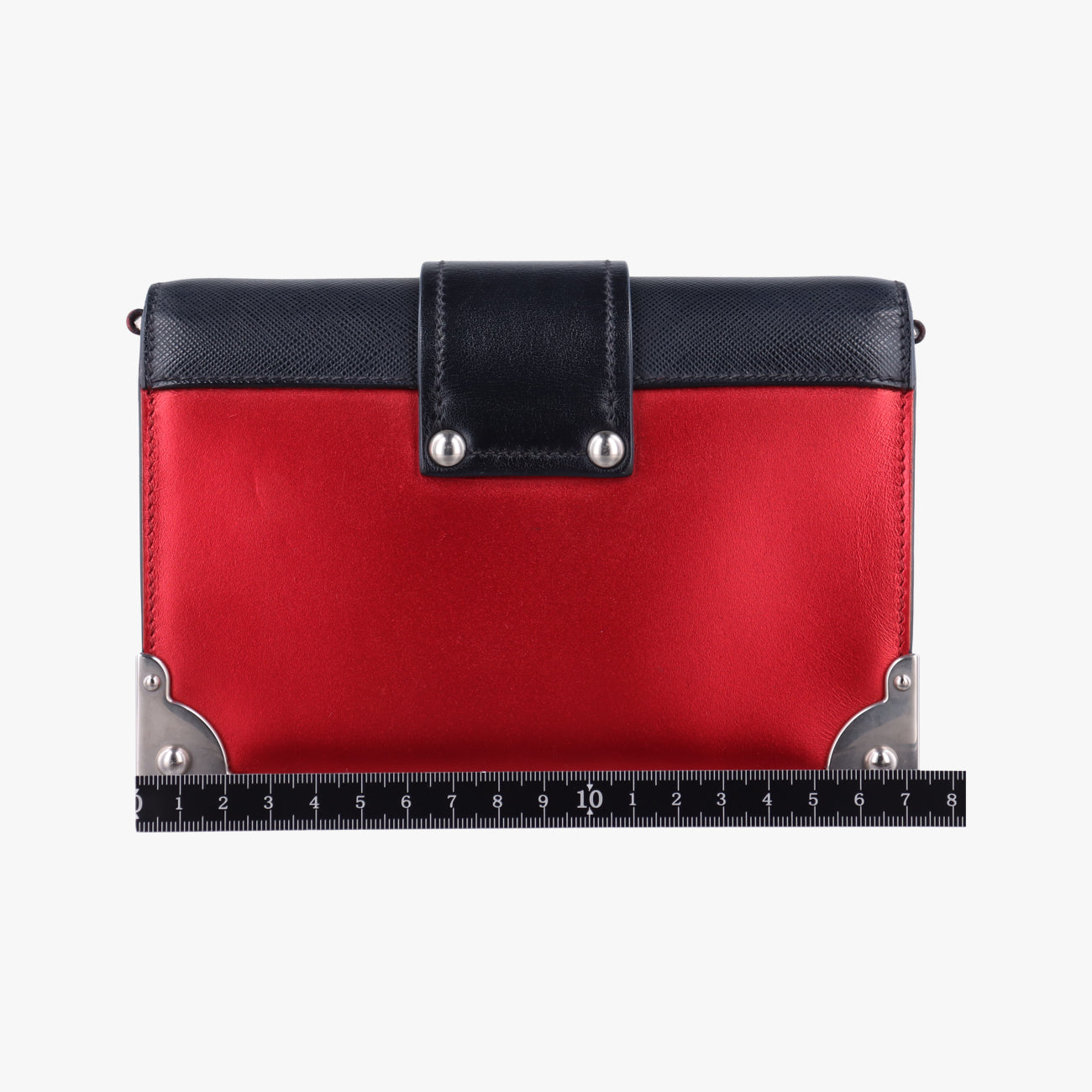 Cahier Red×Black Leather 1BH018 25カイエ レッドxブラック レザー 1BH018 25