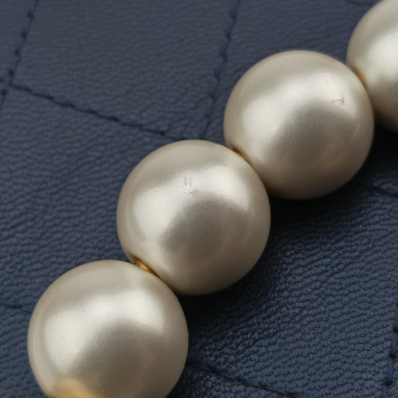 Round PearlsNavylambskinAP099929212582ラウンド パールスネイビーラムスキンAP099929212582