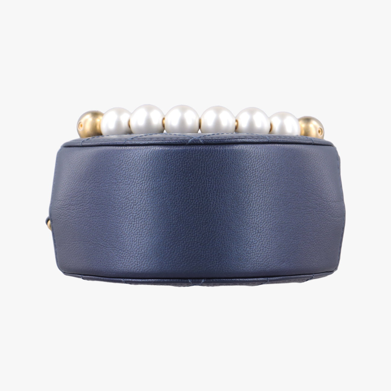 Round PearlsNavylambskinAP099929212582ラウンド パールスネイビーラムスキンAP099929212582