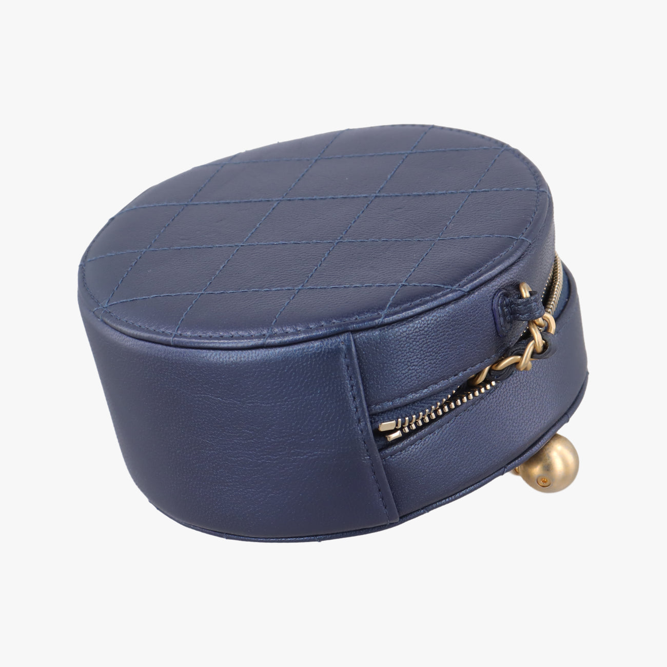 Round PearlsNavylambskinAP099929212582ラウンド パールスネイビーラムスキンAP099929212582