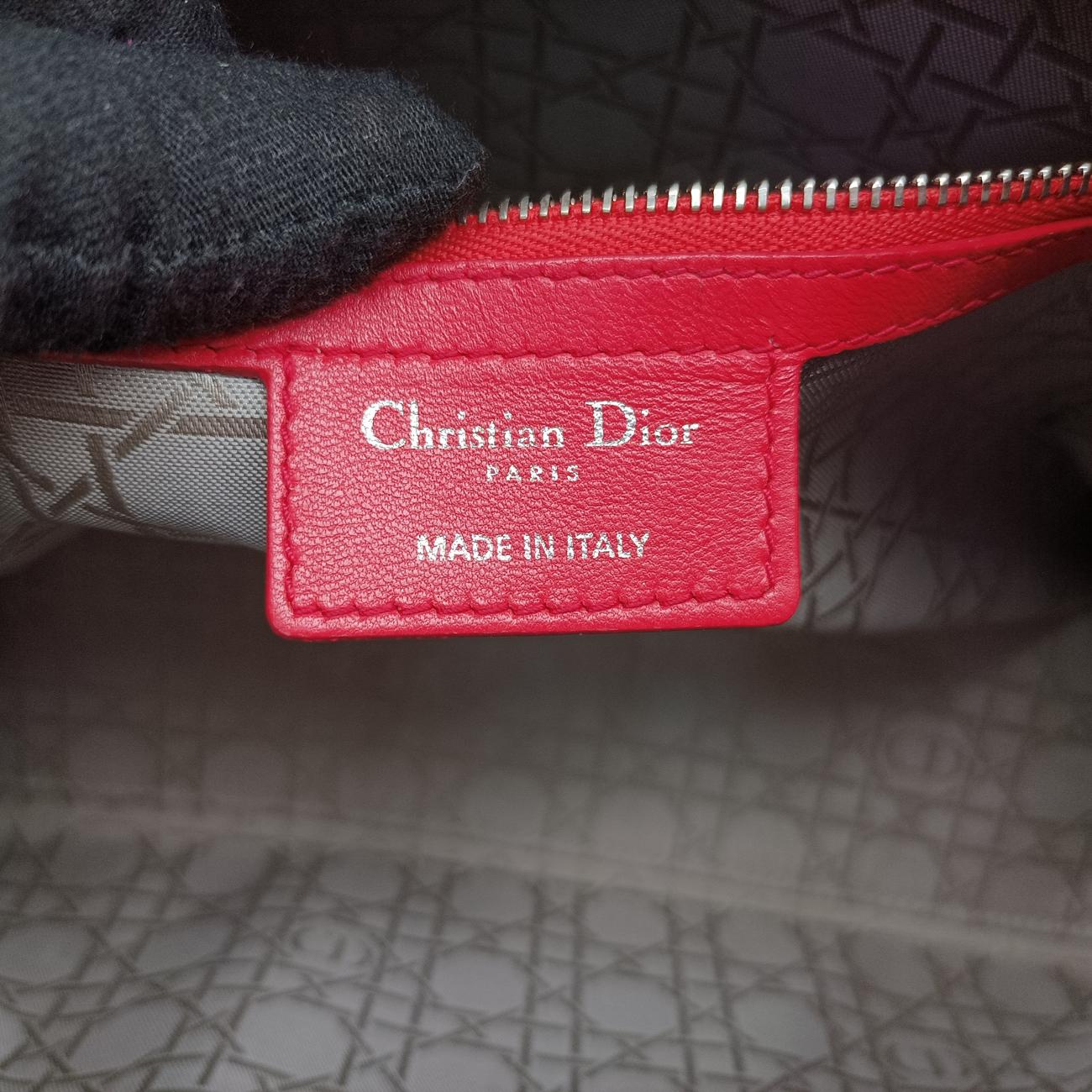 Lady DiorRedlambskin15-BO-0113レディディオールレッドラムスキン15-BO-0113