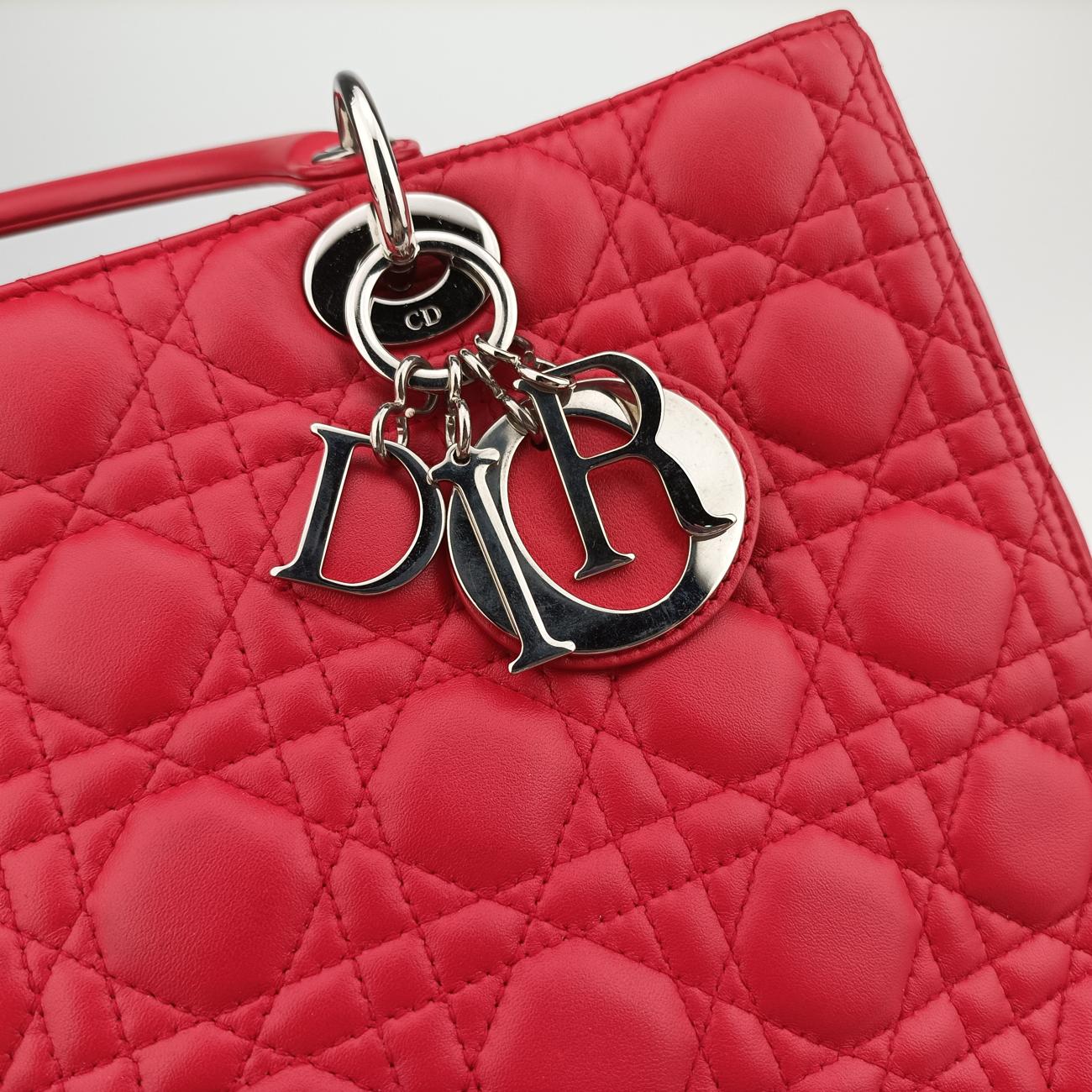 Lady DiorRedlambskin15-BO-0113レディディオールレッドラムスキン15-BO-0113