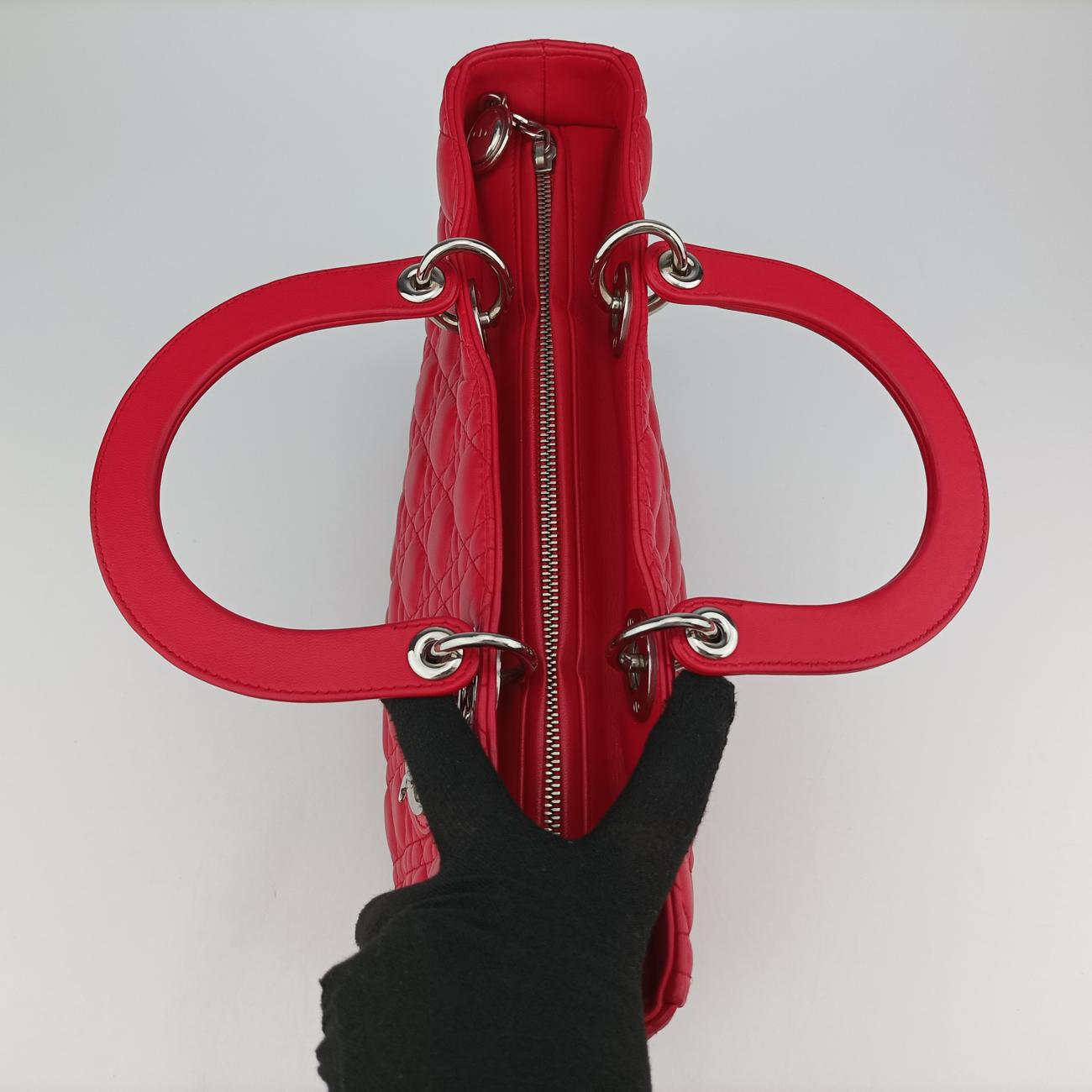 Lady DiorRedlambskin15-BO-0113レディディオールレッドラムスキン15-BO-0113