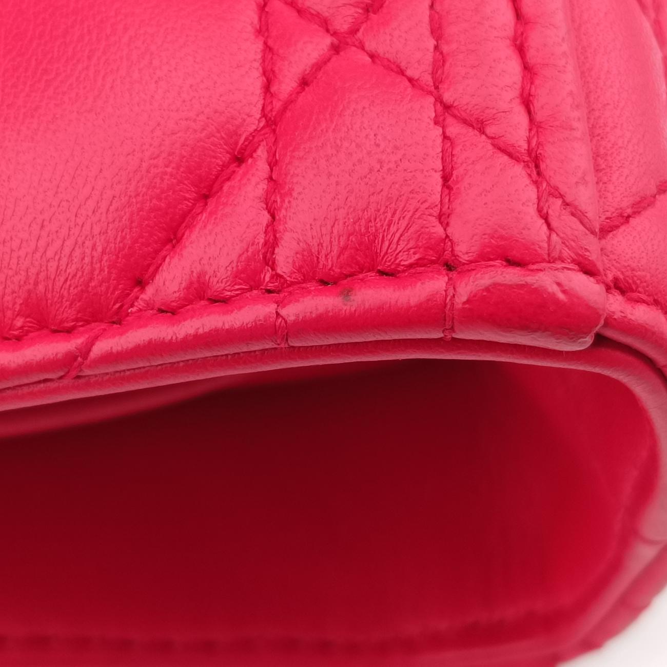 Lady DiorRedlambskin15-BO-0113レディディオールレッドラムスキン15-BO-0113