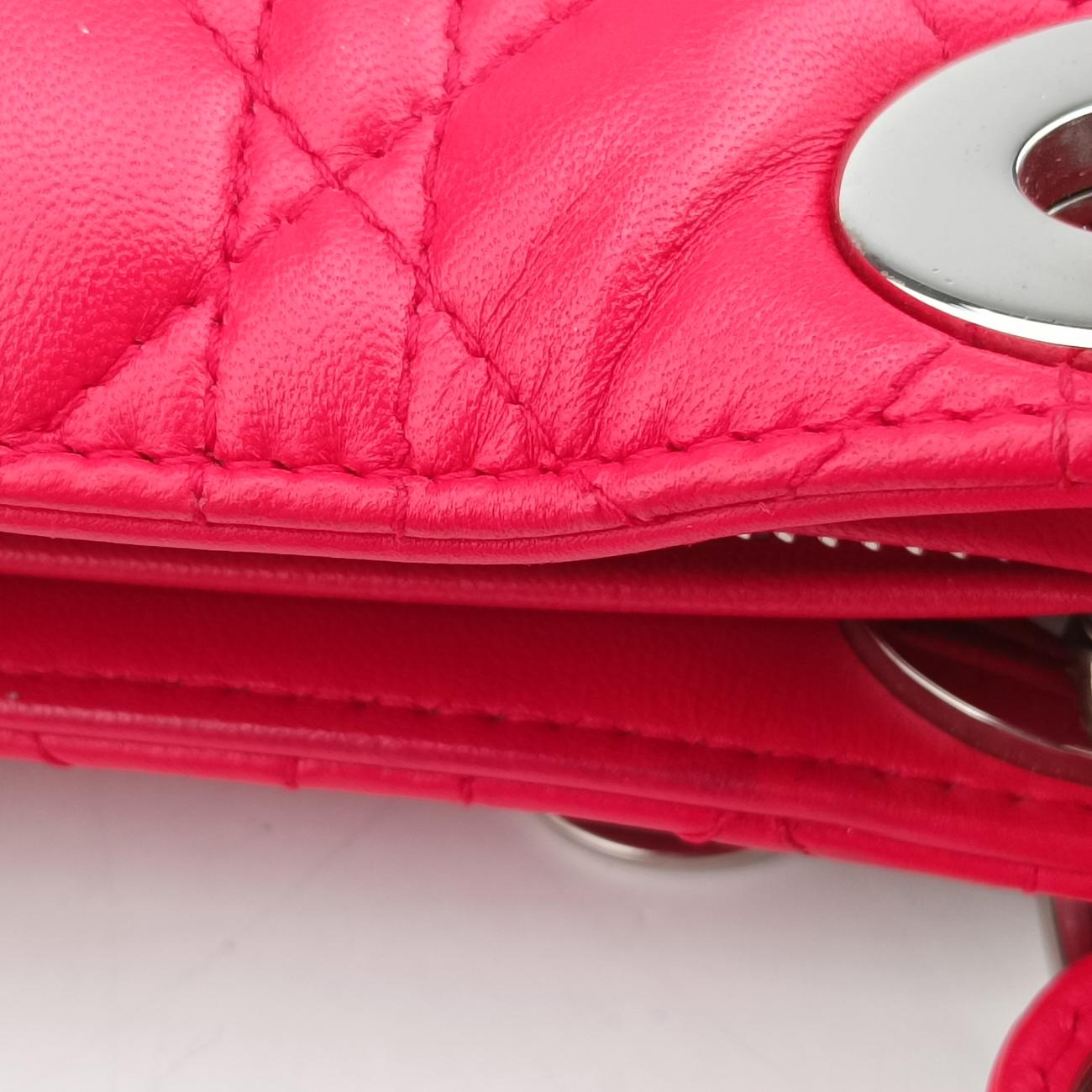 Lady DiorRedlambskin15-BO-0113レディディオールレッドラムスキン15-BO-0113