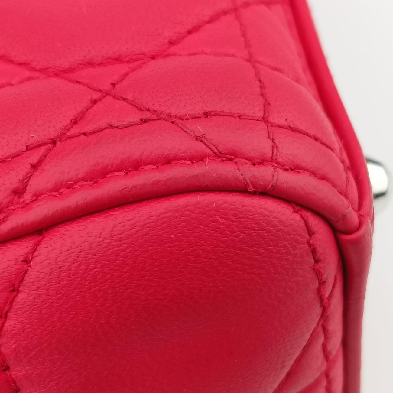 Lady DiorRedlambskin15-BO-0113レディディオールレッドラムスキン15-BO-0113