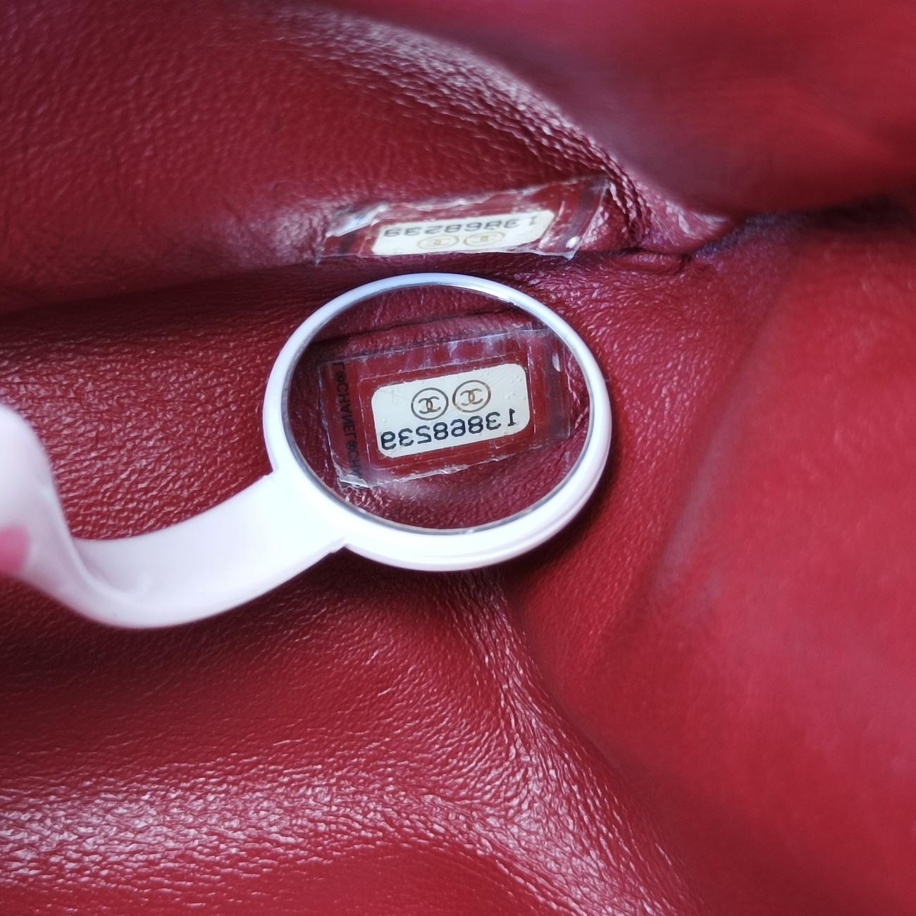 2.55 MatelasseRedlambskinA48807138682392.55 マトラッセレッドラムスキンA4880713868239