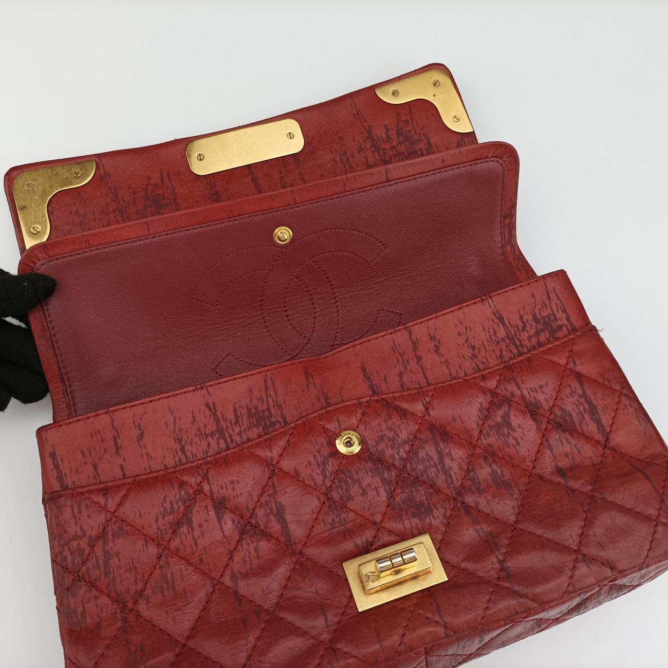 2.55 MatelasseRedlambskinA48807138682392.55 マトラッセレッドラムスキンA4880713868239