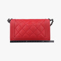 BOY CHANEL Red Leather A92105 18883093ボーイシャネル レッド レザー A92105 18883093