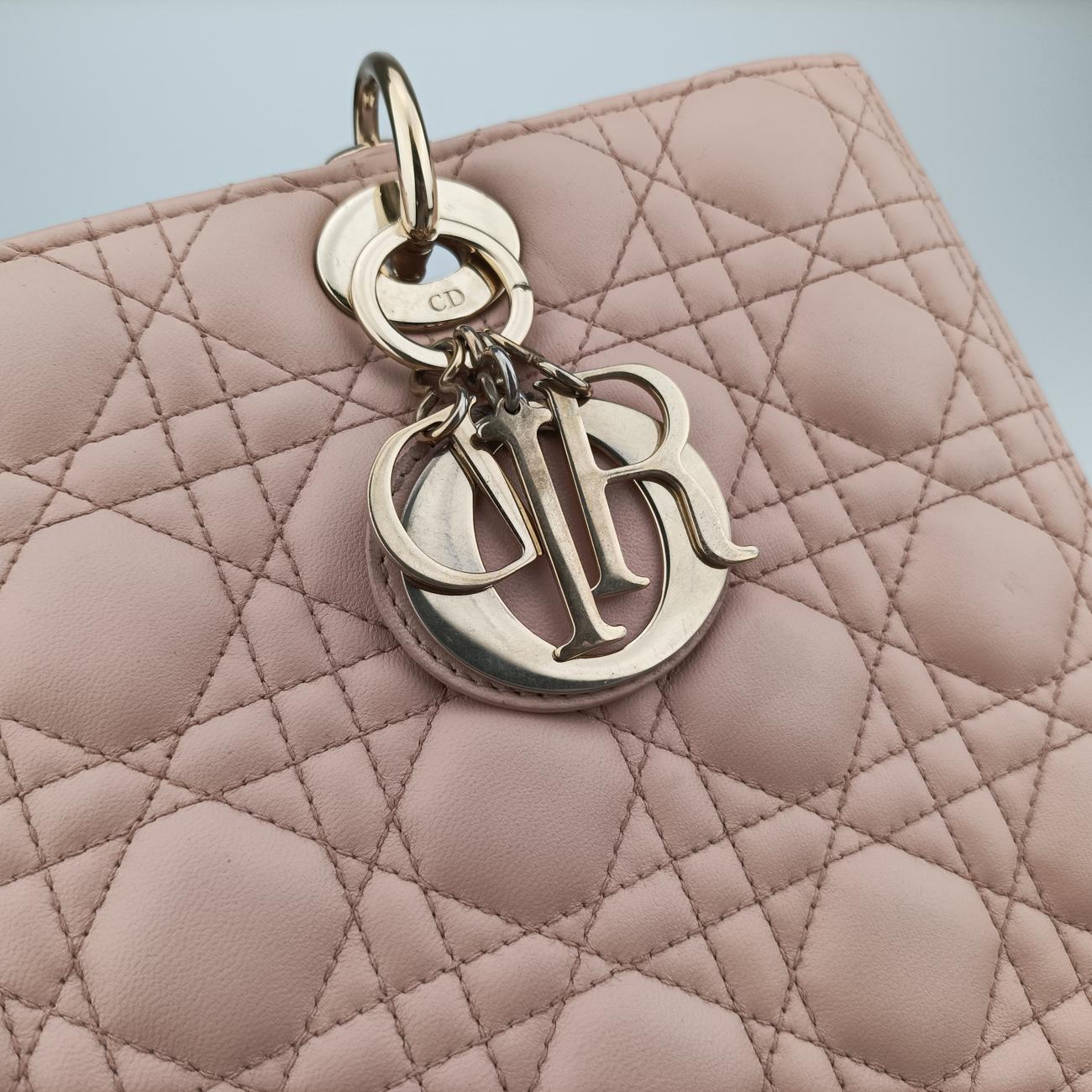 Lady DiorPinklambskin18-MA-0154レディディオールピンクラムスキン18-MA-0154