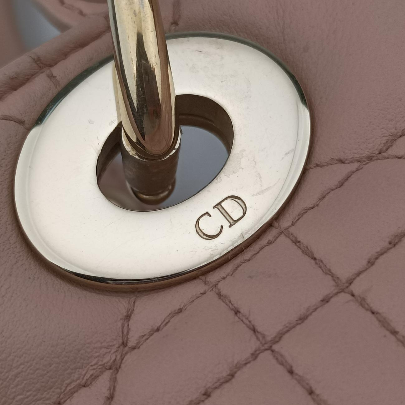 Lady DiorPinklambskin18-MA-0154レディディオールピンクラムスキン18-MA-0154