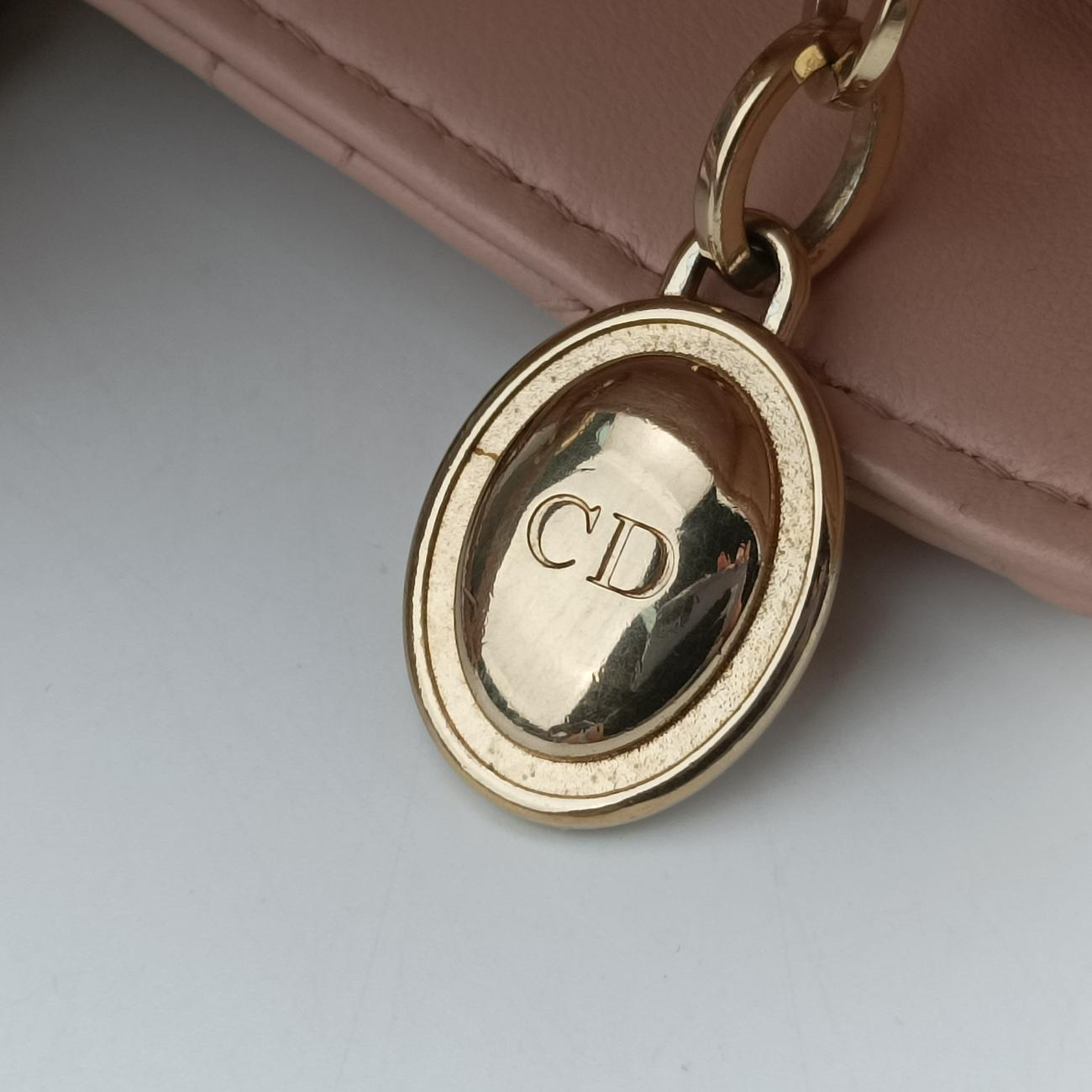 Lady DiorPinklambskin18-MA-0154レディディオールピンクラムスキン18-MA-0154