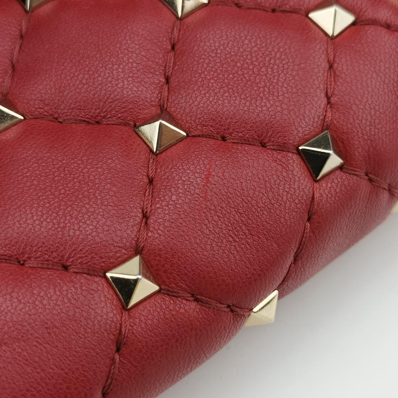 Rockstud SPIKE UPRedLeatherBL-P137NAP2ロックスタッズ スパイクレッドレザーBL-P137NAP2