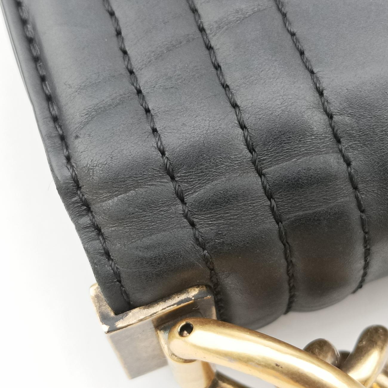 BOY CHANELBlackLeatherA6671115332938ボーイシャネルブラックレザーA6671115332938