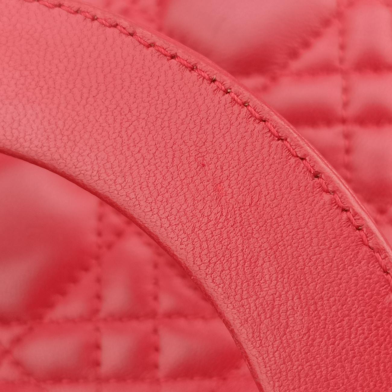 Lady Dior Red lambskin 08-MA-0191レディディオール レッド ラムスキン 08-MA-0191