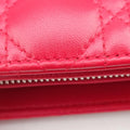 Lady Dior Red lambskin 08-MA-0191レディディオール レッド ラムスキン 08-MA-0191