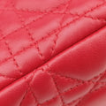 Lady Dior Red lambskin 08-MA-0191レディディオール レッド ラムスキン 08-MA-0191