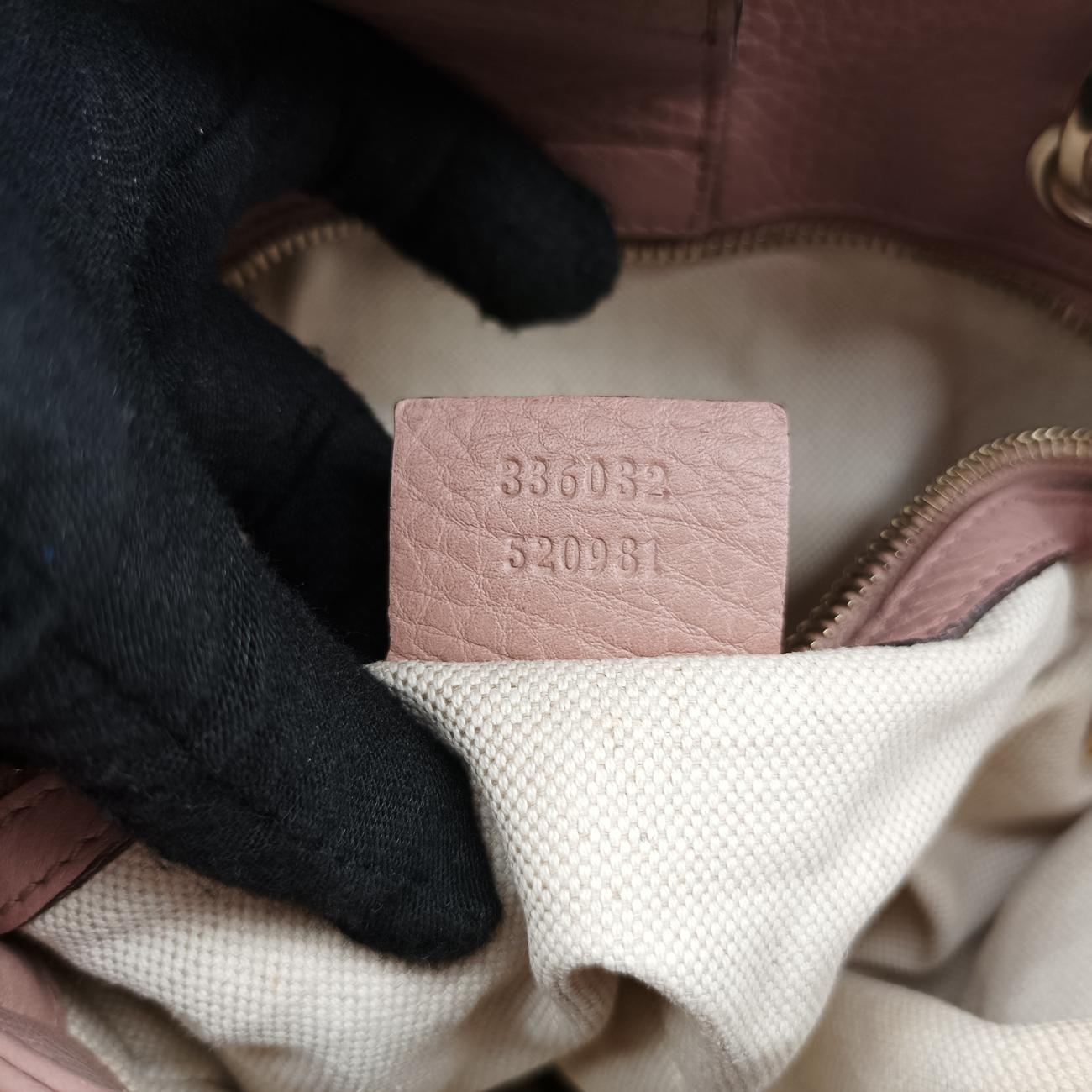 Bamboo Shopper Pink Leather 336032 E016247788バンブーショッパー ピンク レザー 336032 E016247788