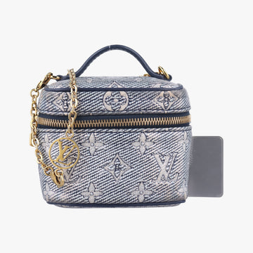 Micro VanityGray x BlueMONOGRAM JACQUARD DENIMM82467ICチップマイクロ バニティグレー×ブルーモノグラム ジャカード デニムM82467ICチップ