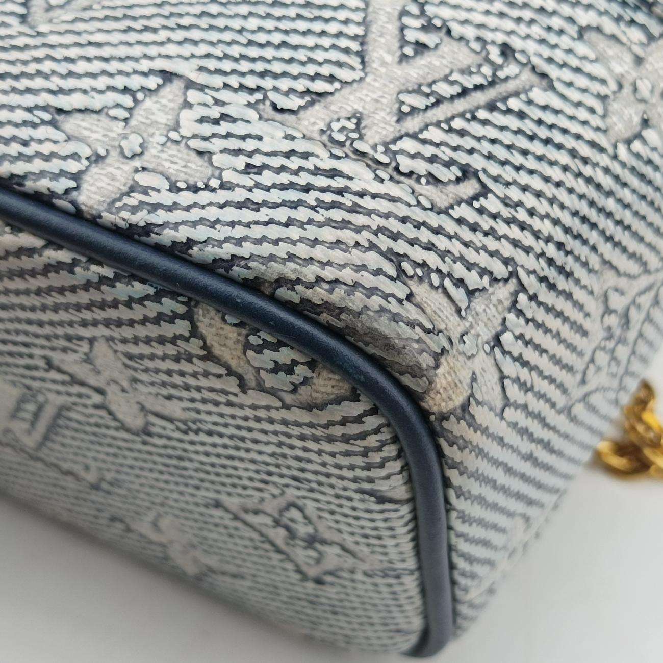 Micro VanityGray x BlueMONOGRAM JACQUARD DENIMM82467ICチップマイクロ バニティグレー×ブルーモノグラム ジャカード デニムM82467ICチップ