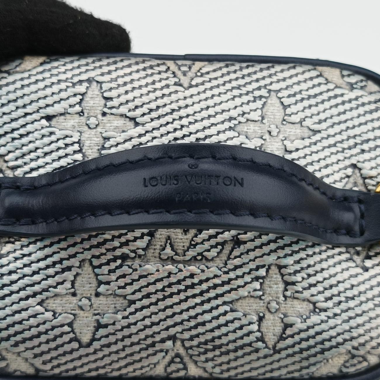 Micro VanityGray x BlueMONOGRAM JACQUARD DENIMM82467ICチップマイクロ バニティグレー×ブルーモノグラム ジャカード デニムM82467ICチップ