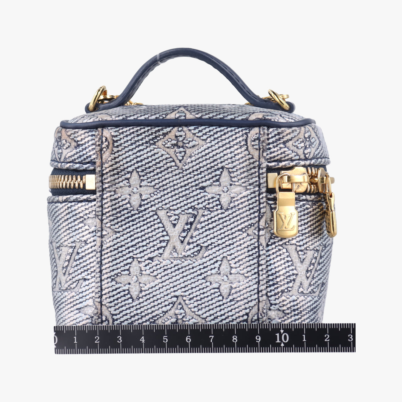 Micro VanityGray x BlueMONOGRAM JACQUARD DENIMM82467ICチップマイクロ バニティグレー×ブルーモノグラム ジャカード デニムM82467ICチップ