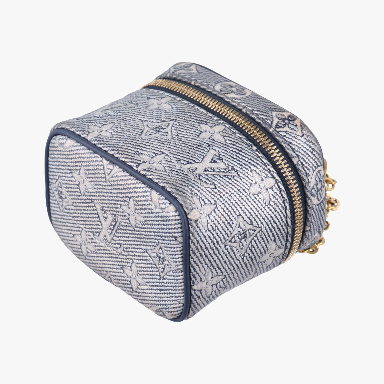Micro VanityGray x BlueMONOGRAM JACQUARD DENIMM82467ICチップマイクロ バニティグレー×ブルーモノグラム ジャカード デニムM82467ICチップ